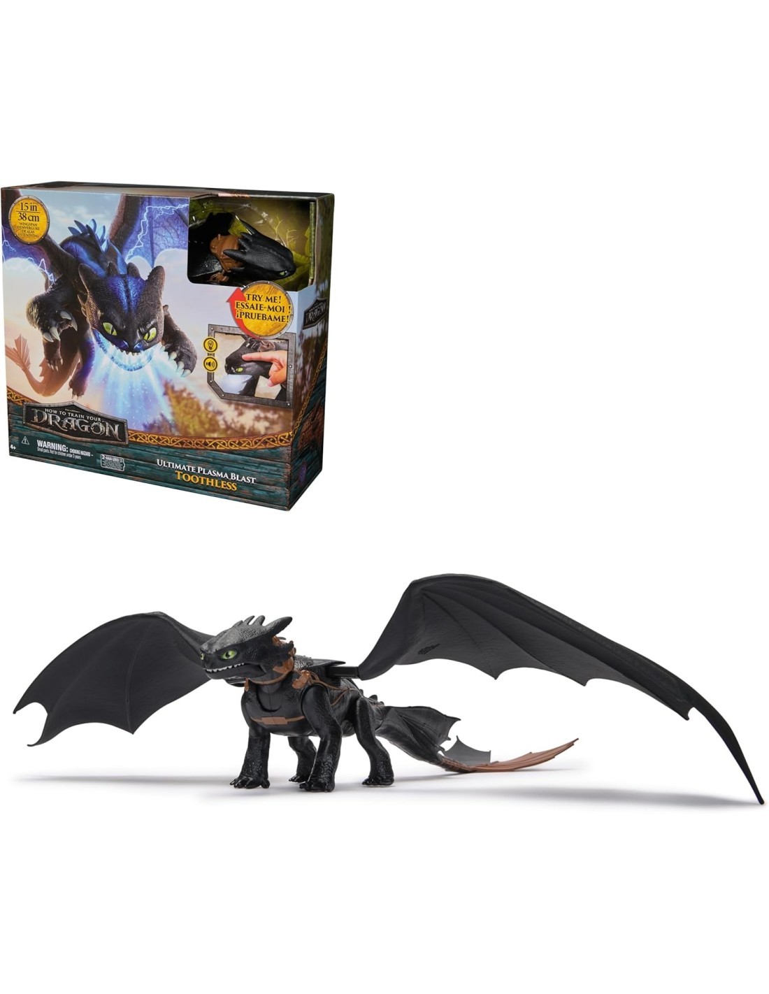 DRAGON TRAINER 6072541 DRAGO 38CM LUCI E SUONI