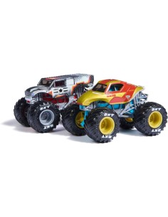 MONSTER JAM 6070555 MARVEL SET 2 MONSTER TRUCK IN SCALA 1:64, PER BAMBINI + 3 ANNI, ASSORTITO 2