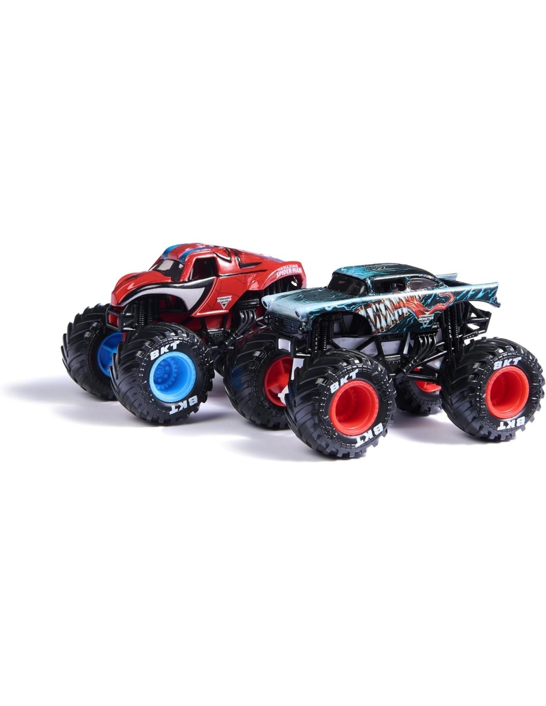 MONSTER JAM 6070555 MARVEL SET 2 MONSTER TRUCK IN SCALA 1:64, PER BAMBINI + 3 ANNI, ASSORTITO