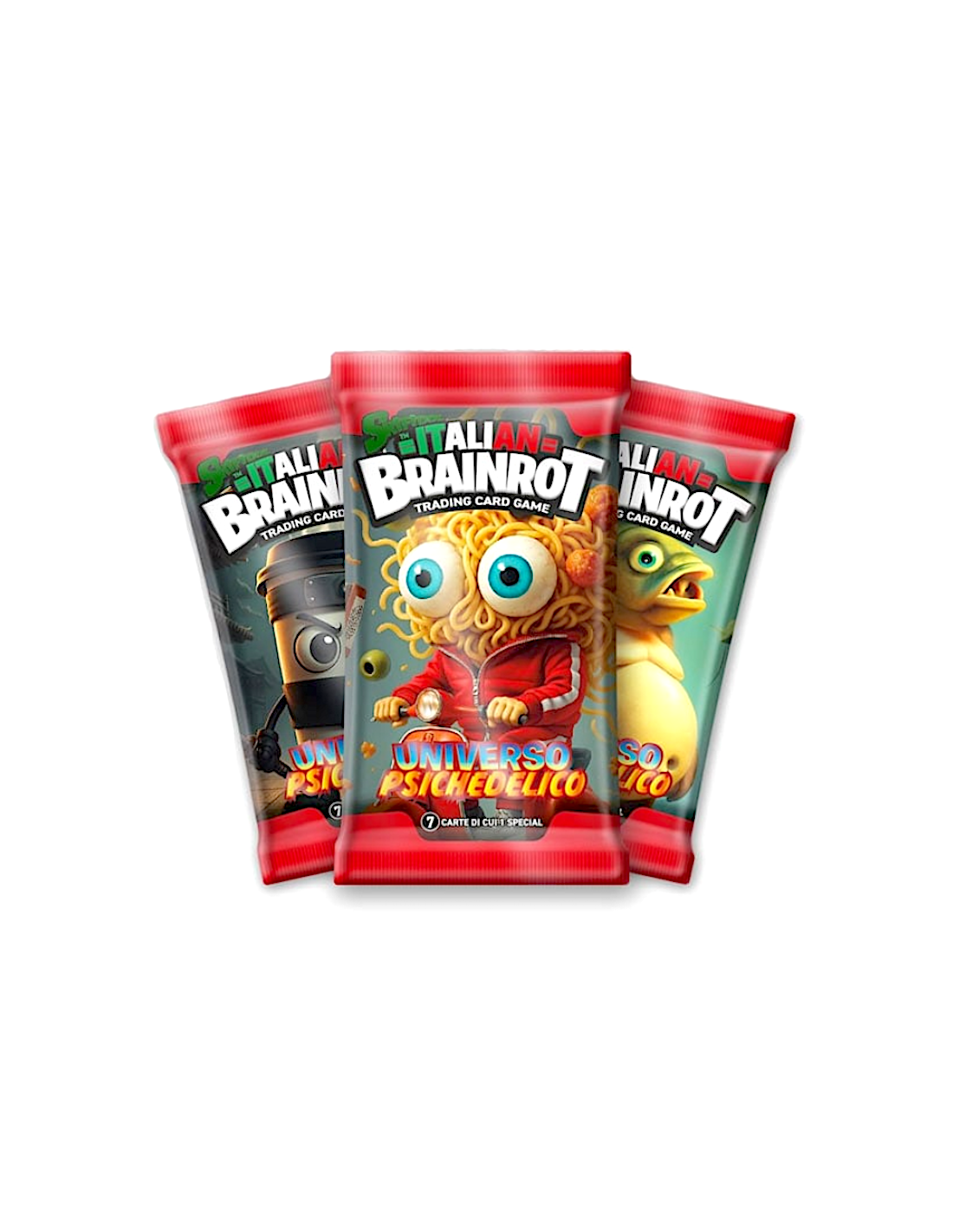 Italian Brainrot Busta Carte “Universo Psichedelico” (Bustina singola)