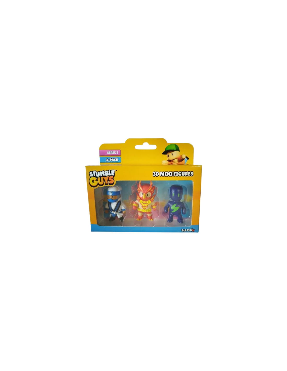 SET 3 PERSONAGGI ASSORTITI STUMBLE GUYS 3D DIR178176