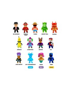 SET 3 PERSONAGGI ASSORTITI STUMBLE GUYS 3D DIR178176
