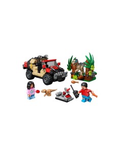 LEGO JURASSIC WORLD 76972 FUGA DAL RAPTOR SUL FUORISTRADA +6 ANNI 2