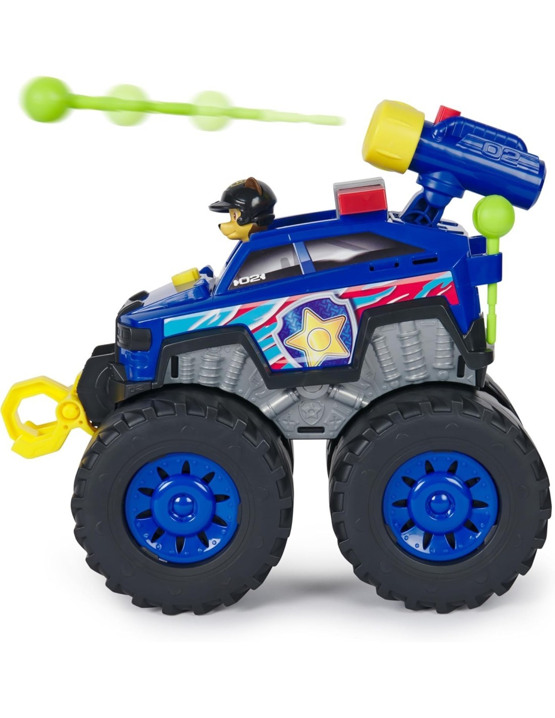 Paw Patrol Chase Power Haulin’ Cruiser – Rescue Wheels con Luci, Suoni e Verricello