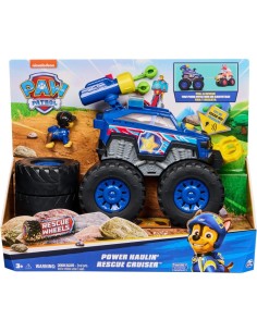 Paw Patrol Chase Power Haulin’ Cruiser – Rescue Wheels con Luci, Suoni e Verricello