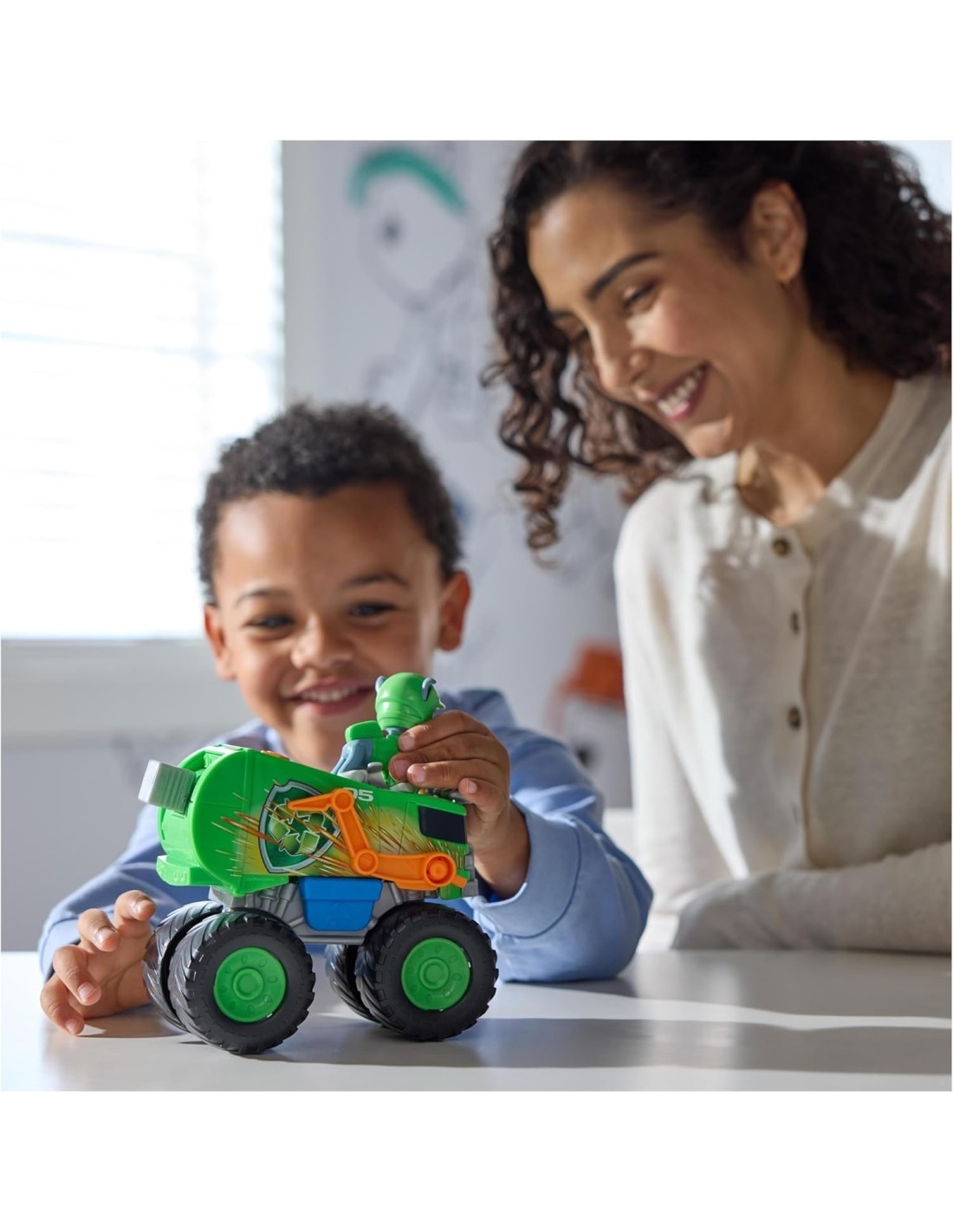 Paw Patrol Rescue Wheels Rocky Veicolo riciclaggio con Lanciamissili – Spin Master