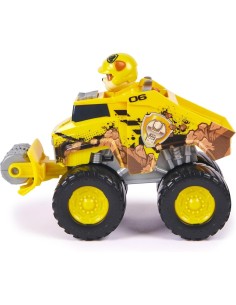 Paw Patrol Rescue Wheels Bulldozer di Rubble con Figura e Funzione Bulldozer