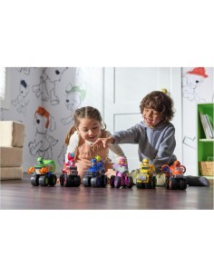 Paw Patrol Rescue Wheels Bulldozer di Rubble con Figura e Funzione Bulldozer