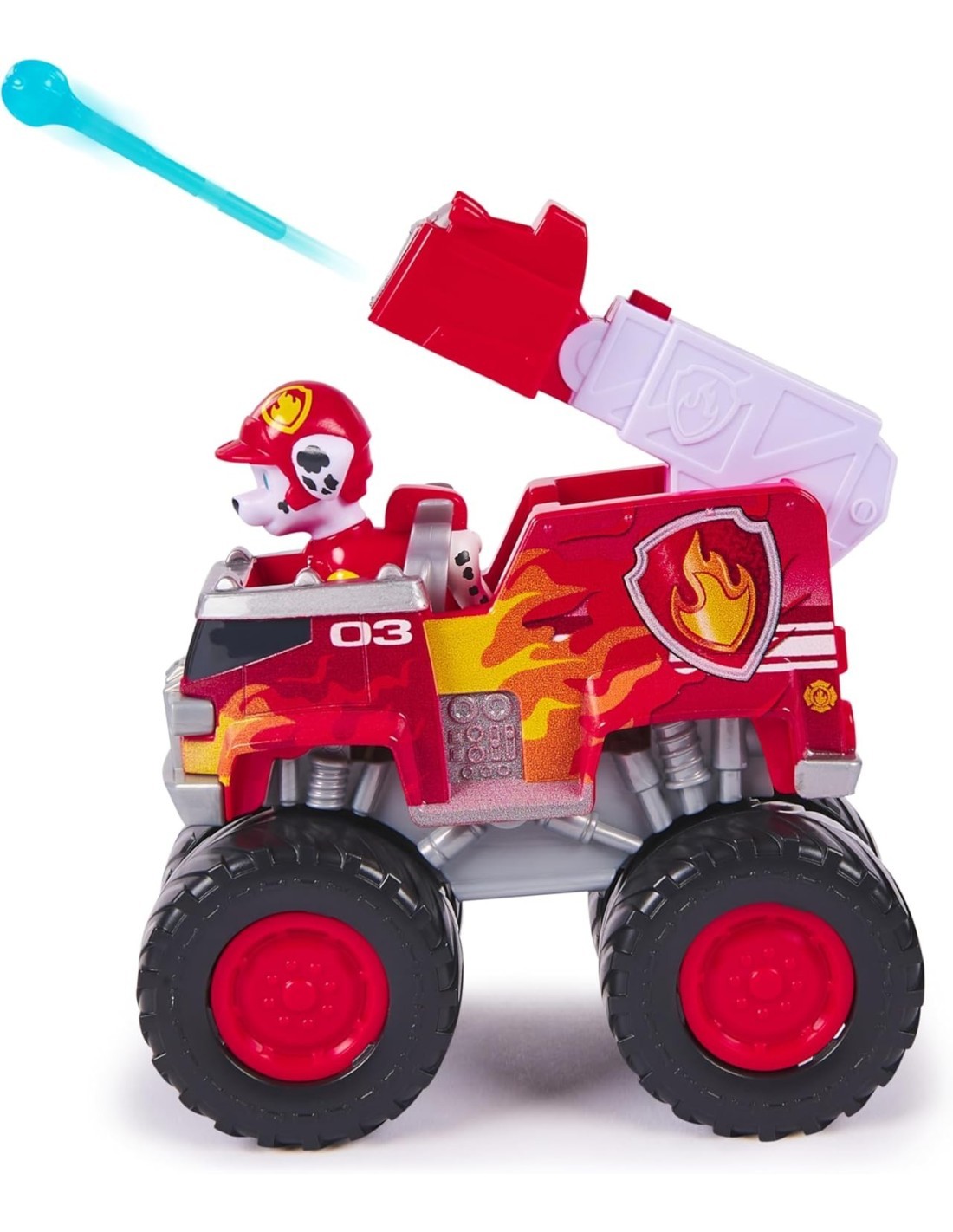 Paw Patrol Rescue Wheels Monster Truck Marshall con Lanciamissili – Spin Master