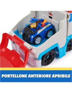 Paw Patrol Pup Squad Patroller con Chase e Mini Racer – Camion Veicolo da 25 cm