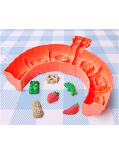 Kinetic Sand Squish Pizza Set 452 g – Kit Divertente Spin Master