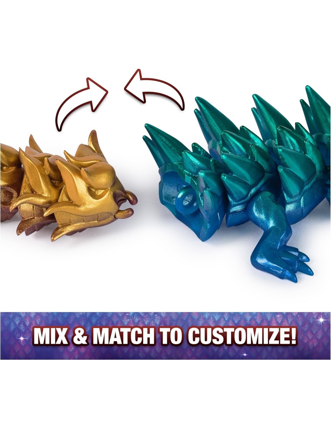 Crystalynx Dragon Interattivo – Fidget Toy Drago 31,8 cm