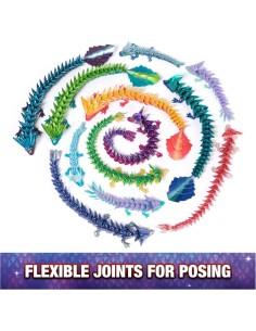 Crystalynx Dragon Interattivo – Fidget Toy Drago 31,8 cm