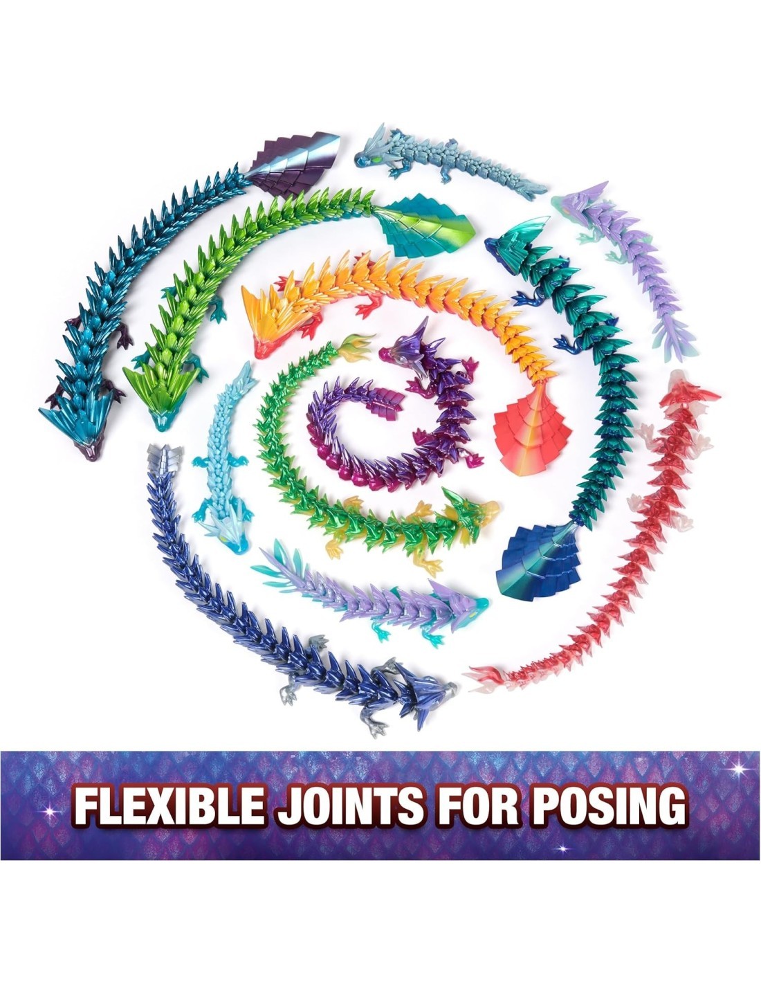 Crystalynx Dragon Interattivo – Fidget Toy Drago 31,8 cm