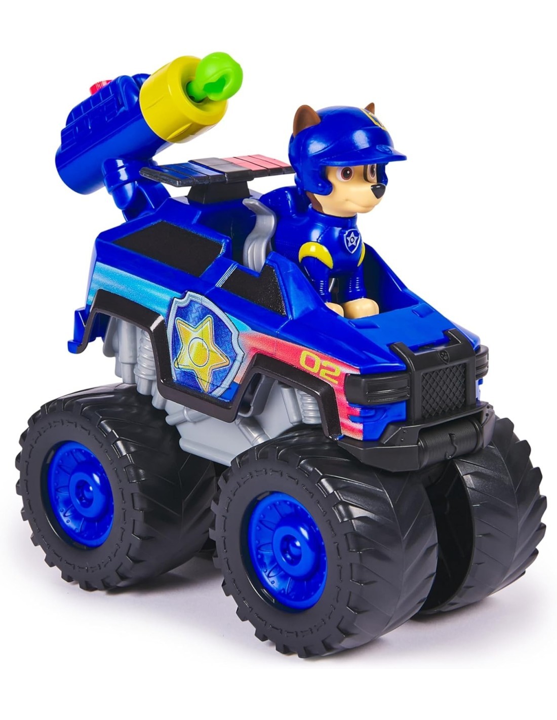 Paw Patrol Rescue Wheels Monster Truck “Chase” con 2 Proiettili e Figure – Spin Master