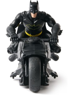 Batman RC Batcycle + Figura 30 cm – Veicolo Radiocomandato per Bambini 4+