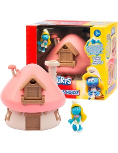 Mini Playset Casetta di Puffetta con Personaggio Esclusivo da 5,5 cm e Accessori