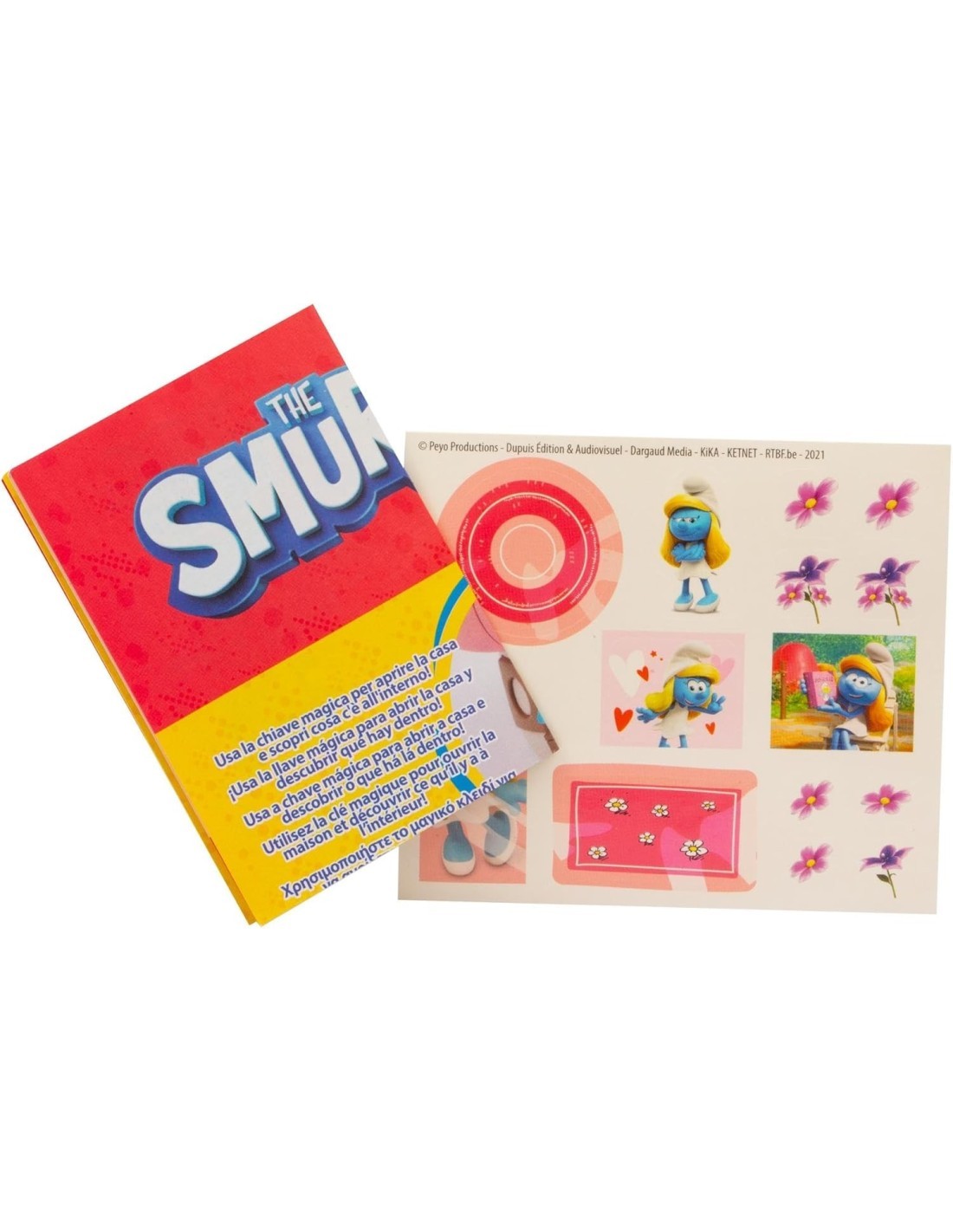 Mini Playset Casetta di Puffetta con Personaggio Esclusivo da 5,5 cm e Accessori