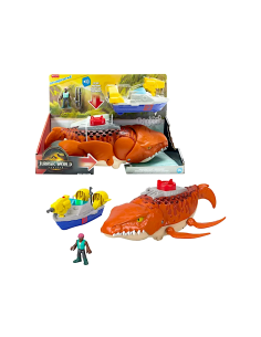 IMAGINEXT JURASSIC WORLD MOSASAURO MATTEL JFR23 SUONI E MOVIMENTI