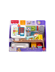REGISTRATORE DI CASSA, EDUCATIVO, INTERATTIVO, OLTRE 150 SUONI E FRASI, 20 ACCESSORI, BAMBINI 2+ ANNI MATTEL FP JGX00