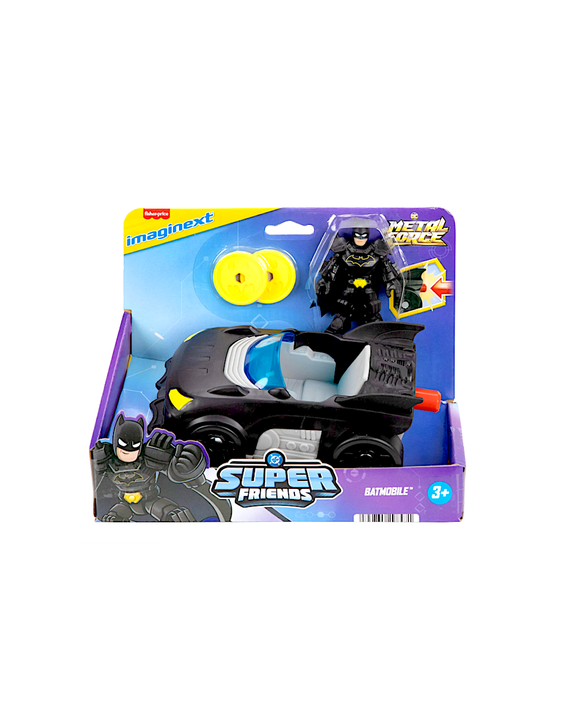 IMAGINEXT VEICOLI DC CON PERSONAGGIO ASSORTITO MATTEL JFJ67