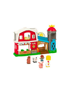 FATTORIA ANIMALI FELICI MATTEL FP JGX09 LITTLE PEOPLE, SMART STAGES, MULTILINGUE, MATTEL, INTERATTIVO, 34,4X60X19,1 CM