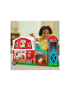 FATTORIA ANIMALI FELICI MATTEL FP JGX09 LITTLE PEOPLE, SMART STAGES, MULTILINGUE, MATTEL, INTERATTIVO, 34,4X60X19,1 CM