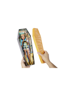 MONSTER HIGH BURIED SECRETS, BAMBOLE COZY CREEPOVER, BAMBOLA MISTERIOSA A SORPRESA, CON 5 ACCESSORI, PER BAMBINI 4+