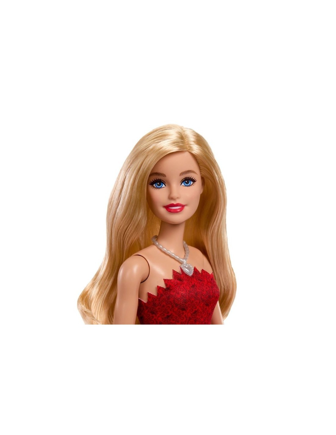 BARBIE  80° ANNIVERSARIO BAMBOLA BASE ABITO ROSSO MATTEL JGD25