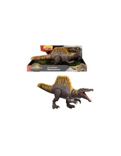 JURASSIC WORLD  SPINOSAURO ATTACCO FURIOSO  CON PINNA DORSALE E CODA MOBILI JGB56