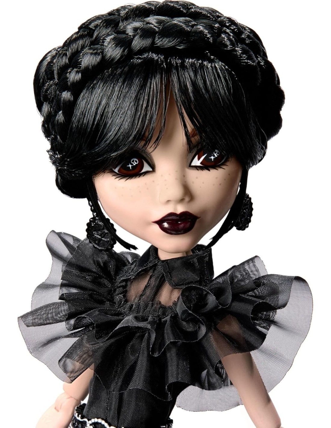 MONSTER HIGHMERCOLEDI' RAVEN DRESS CON ABITO NERO GOTICO BAMBOLA ED ACCESSORI MATTEL  HXJ03