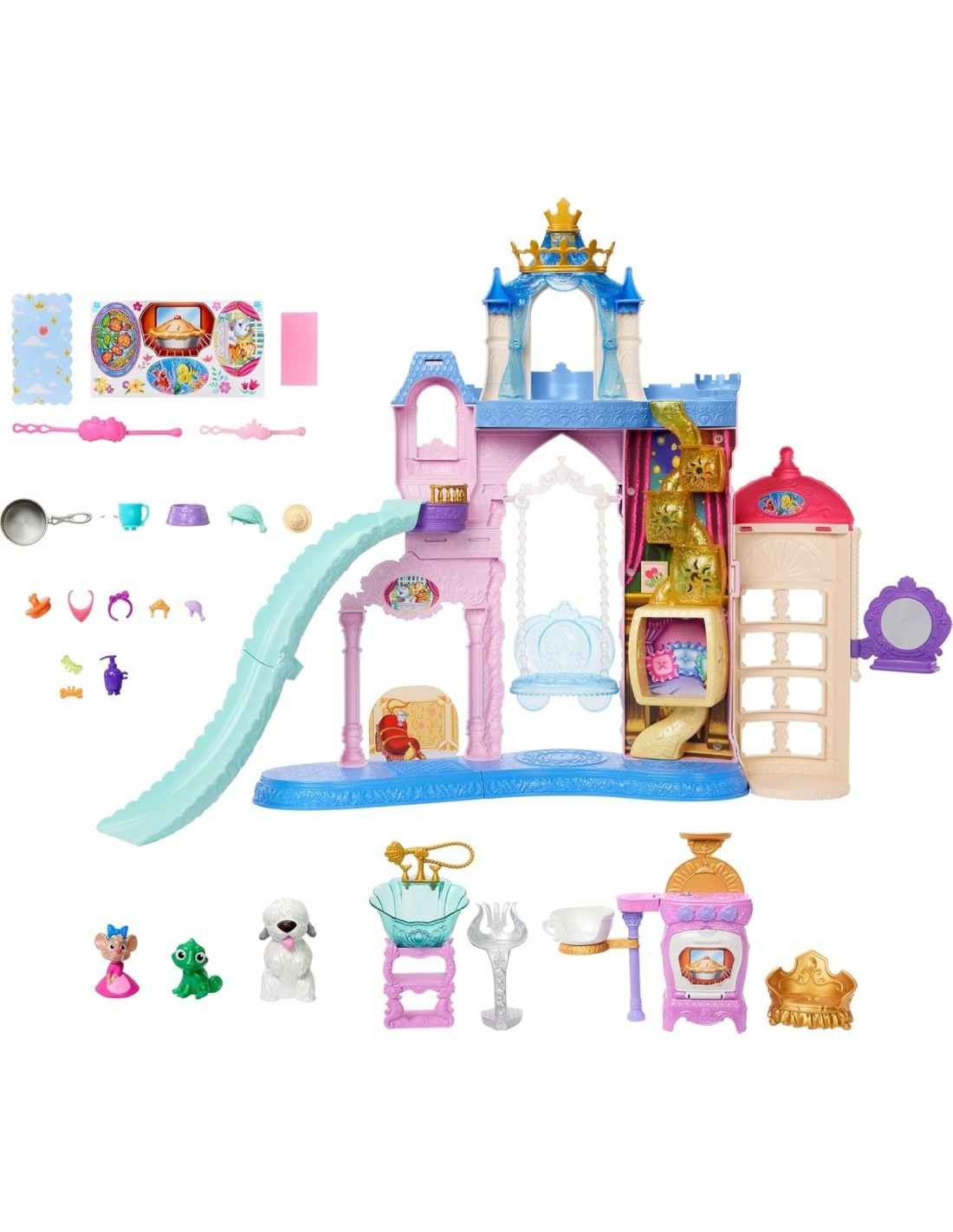 PRINCESS PALAZZO DEGLI ANIMALI DISNEY CON ACCESSORI INCLUSI MATTEL JBF96