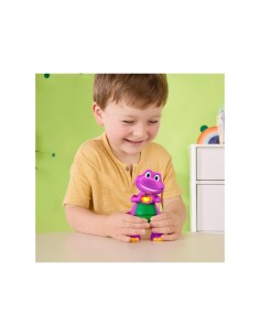 BARNEY, MANI A CUORE, LUCI E SUONI, 14CM, IL MONDO DI BARNEY, GIOCATTOLO EDUCATIVO, BAMBINI 1+ ANNO, MATTEL JFF05