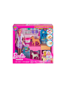 BARBIE VETERINARIA MATTEL JFX93 PLAYSET E PASTA MODELLABILE