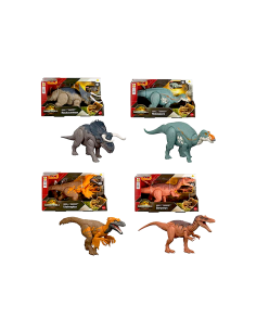 JURASSIC WORLD JGB87 RUGGITO SELVAGGIO ASSORTITO, GIOCATTOLO CON SUONI