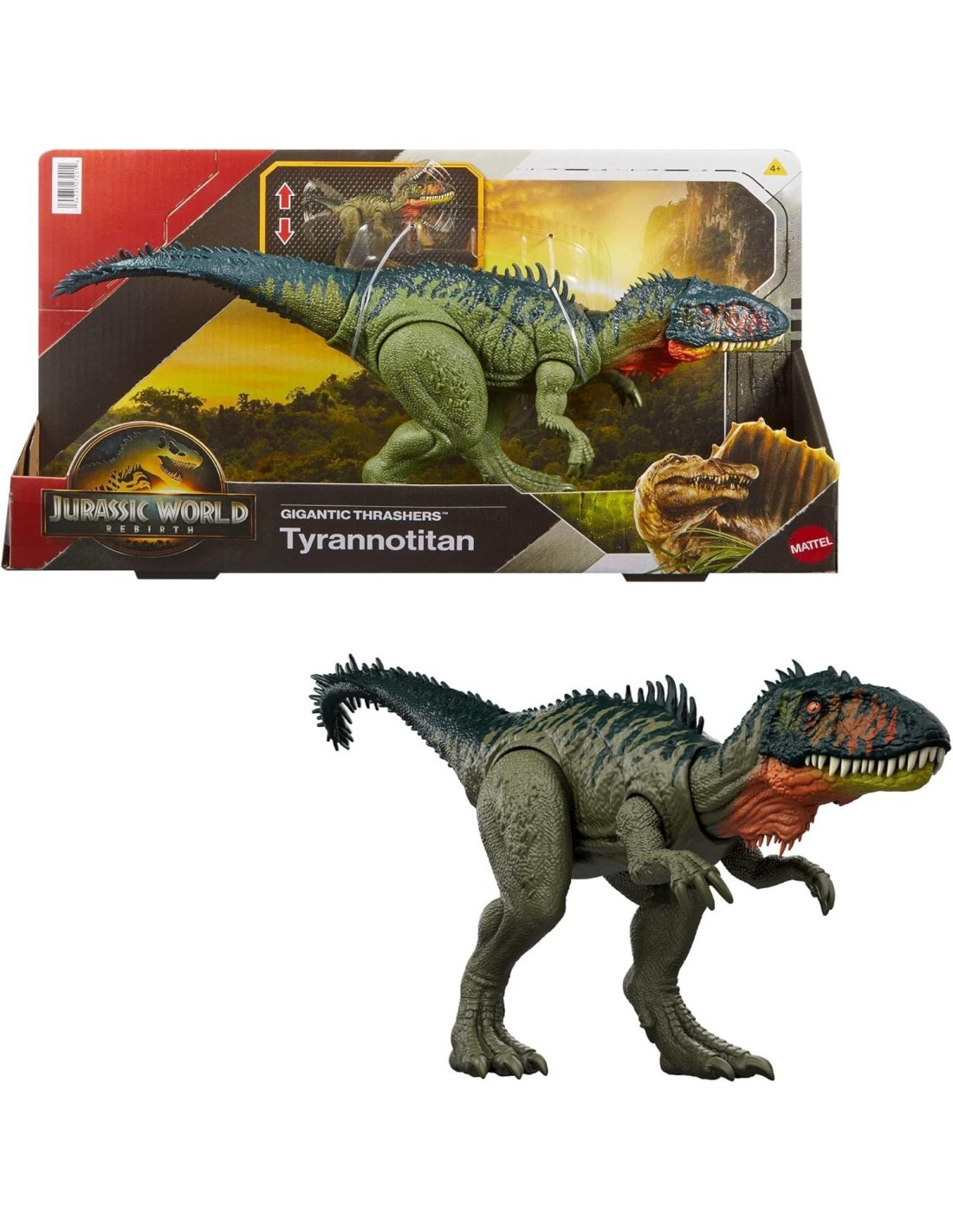 JURASSIC WORLDPREDATORI GIGANTI ASSORTITO GIOCATTOLO SNODABILE MATTEL JGB92