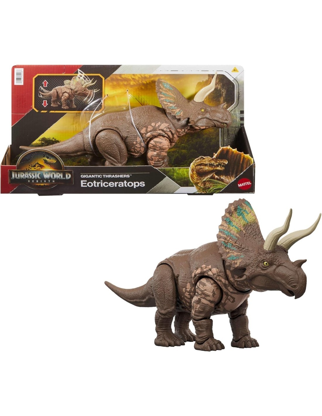 JURASSIC WORLDPREDATORI GIGANTI ASSORTITO GIOCATTOLO SNODABILE MATTEL JGB92
