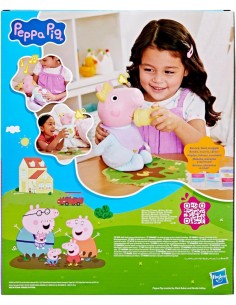 PEPPA PIG BABY EVIE ELETTRONICA, BAMBOLA INTERATTIVA, COCCOLE E GRUGNITI, HASBRO G1637 2