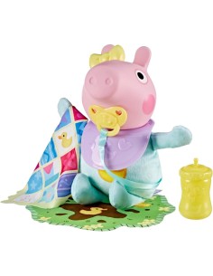 PEPPA PIG BABY EVIE ELETTRONICA, BAMBOLA INTERATTIVA, COCCOLE E GRUGNITI, HASBRO G1637