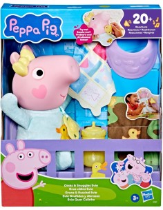 PEPPA PIG BABY EVIE ELETTRONICA, BAMBOLA INTERATTIVA, COCCOLE E GRUGNITI, HASBRO G1637
