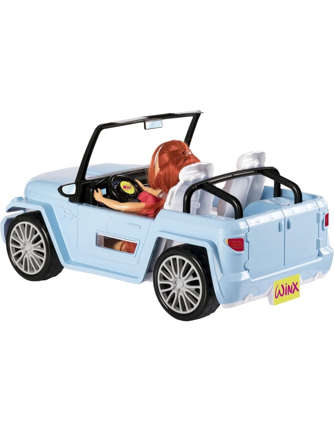 Winx Bloom Jeep – Bambola con Veicolo a Ruote Libere