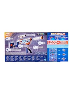 NERF LOADOUT ARCTIC ZEROSTRIKER, ACCESSORI MODULARI, 24 DARDI,  HASBRO G1763