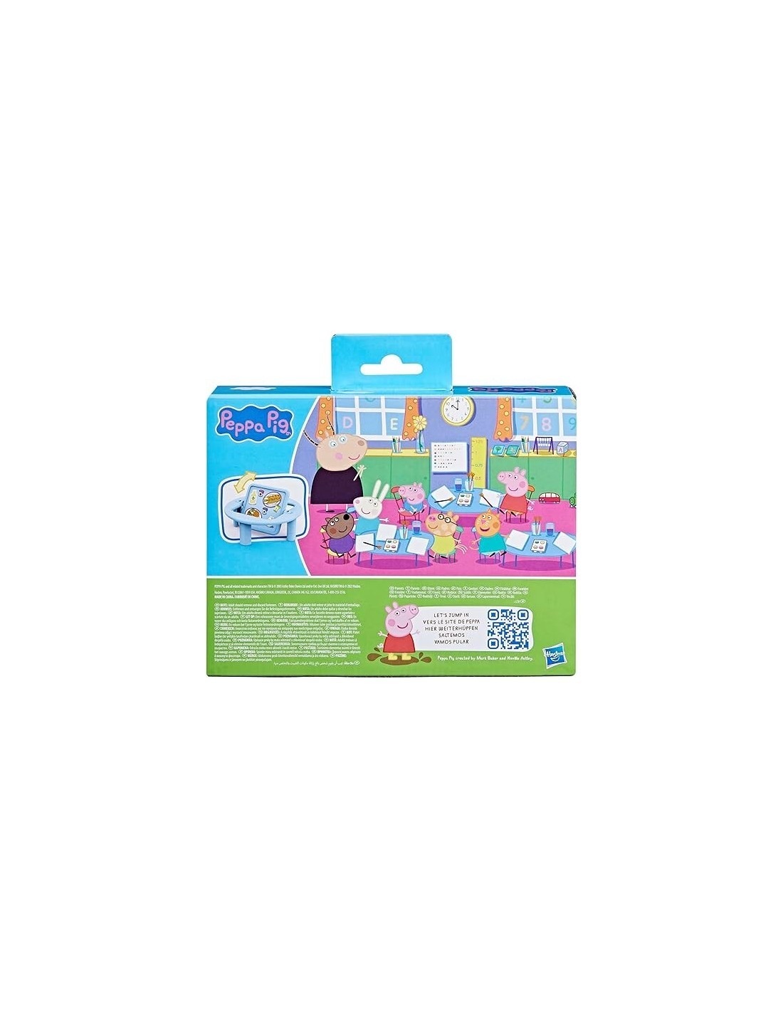 PEPPA PIG PLAYSET 5 FIGURE PEPPA A SCUOLA HASBRO F8868