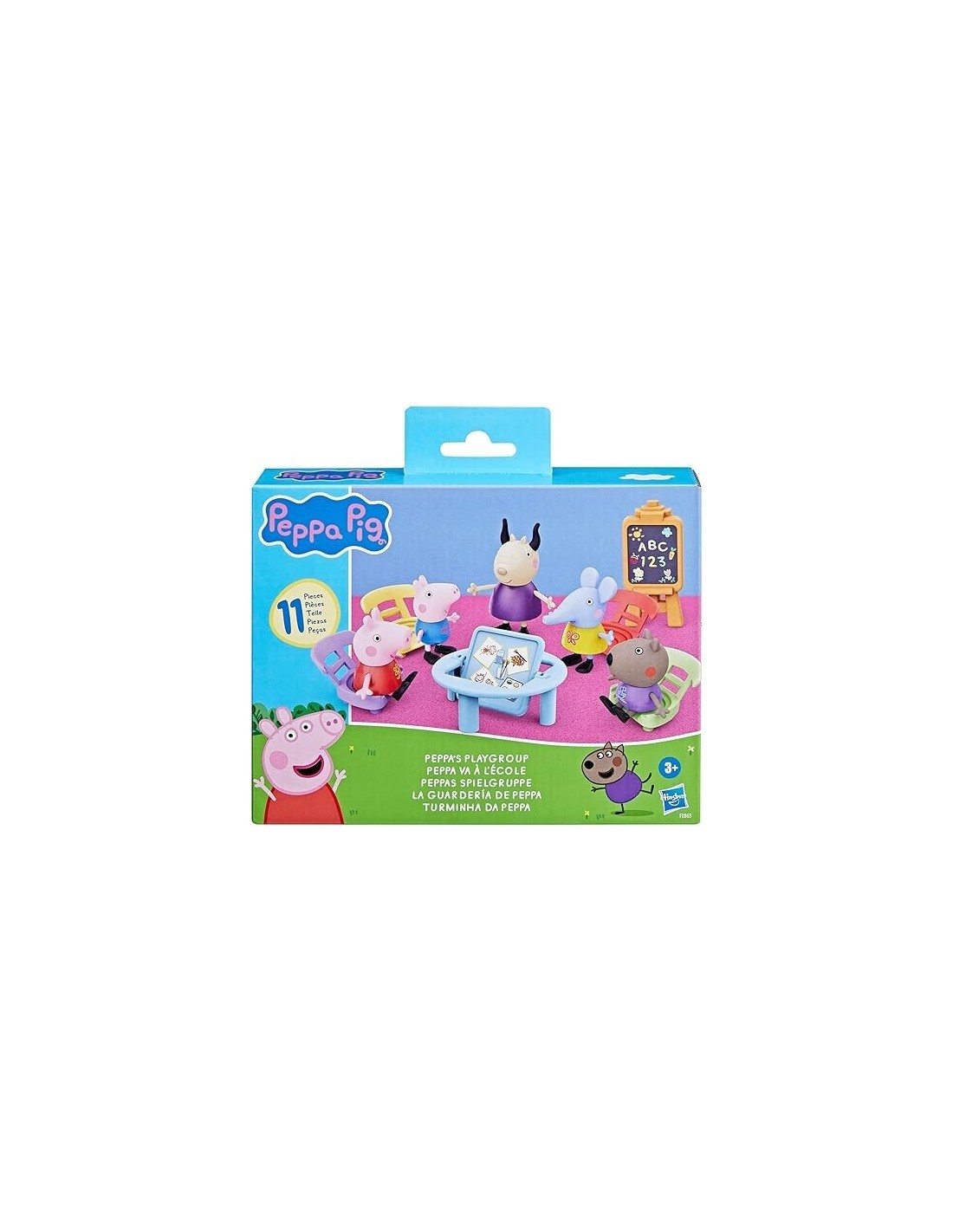 PEPPA PIG PLAYSET 5 FIGURE PEPPA A SCUOLA HASBRO F8868
