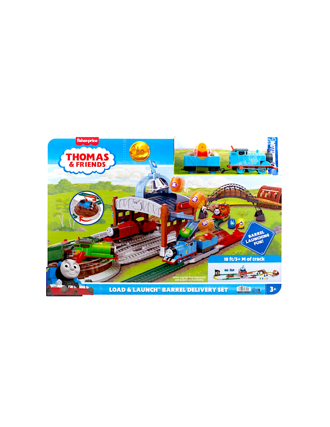 Thomas & Friends Pista Motorizzata Centro di Consegna Barili