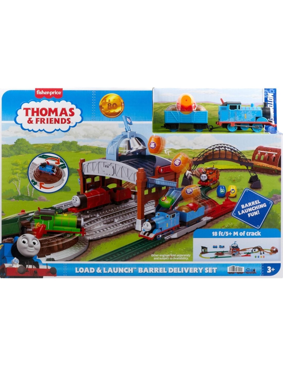 Thomas & Friends Pista Motorizzata Centro di Consegna Barili