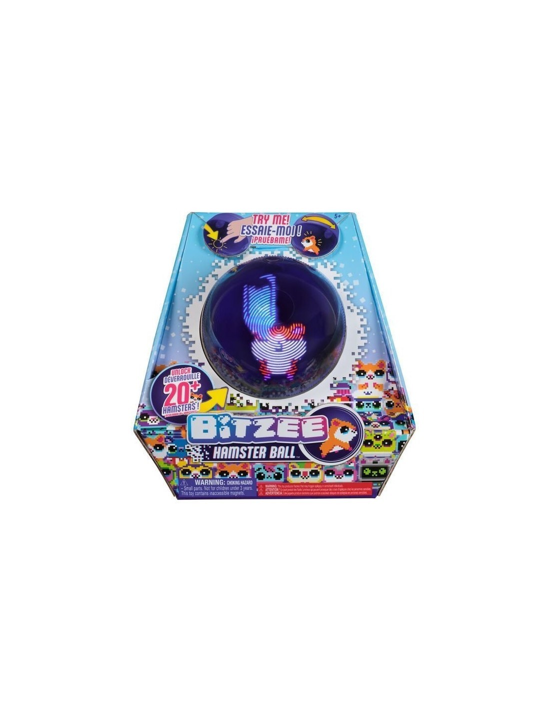BITZEE 6072283, HAMSTER BALL, CRICETO INTERATTIVO
