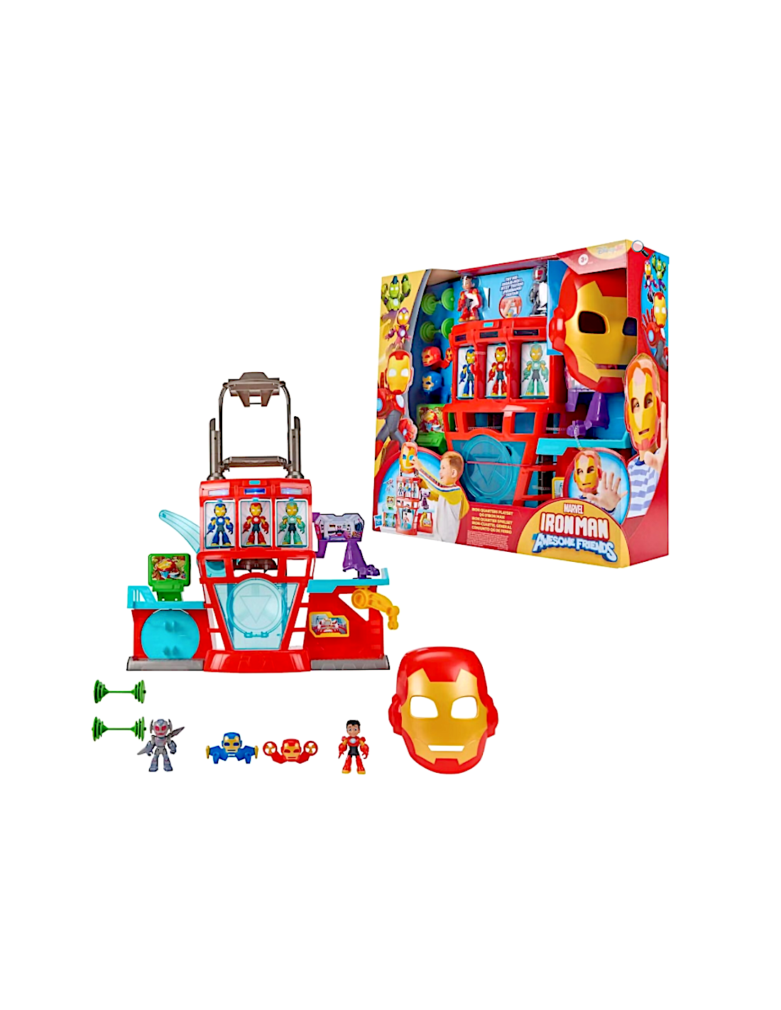 IRONMAN FRIEND QUARTIER GENERALE DI IRONMAN SHASBRO G1259