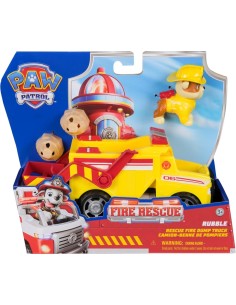 PAW PATROL FIRE RESCUE CAMION BENNA DI RUBBLE