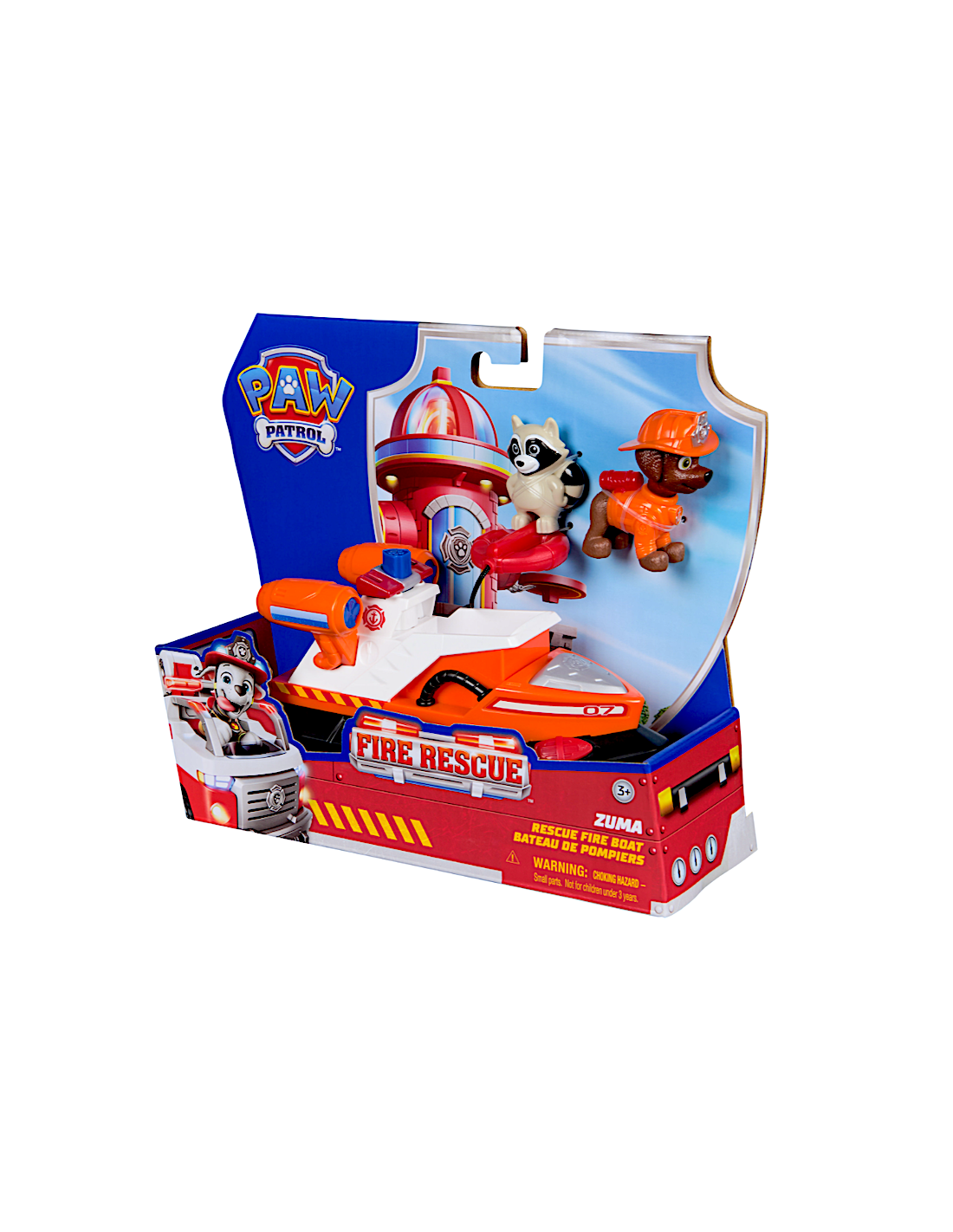 PAW PATROL FIRE RESCUE GOMMONE DI ZUMA, GIOCO EDUCATIVO +3 ANNI